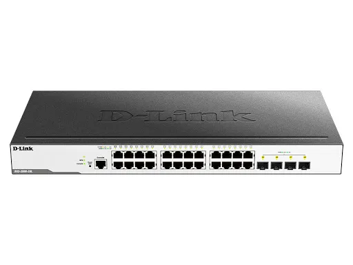 D-Link 24-Ports 10/100/1000Mbps + 4 SFP ports Managed Metro