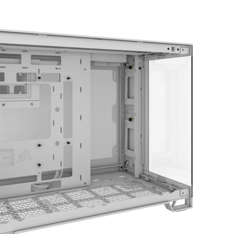 iCUE 2500X Micro ATX White Dual Chamber PC Case