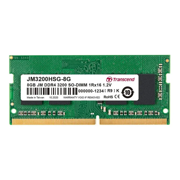 TRANSCEND JET MEMORY 8GB DDR4-3200 SO-DIMM 1RX8