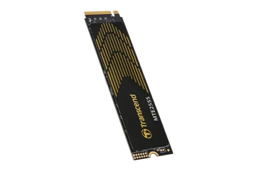 TRANSCEND 2TB MTE255S PCI-E GEN 4X4 M.2 NVMe 2280 SSD 3D NAND -7400 MB/s Read 6500 MB/s Write- Graphen Heat Spreader -1200TBW