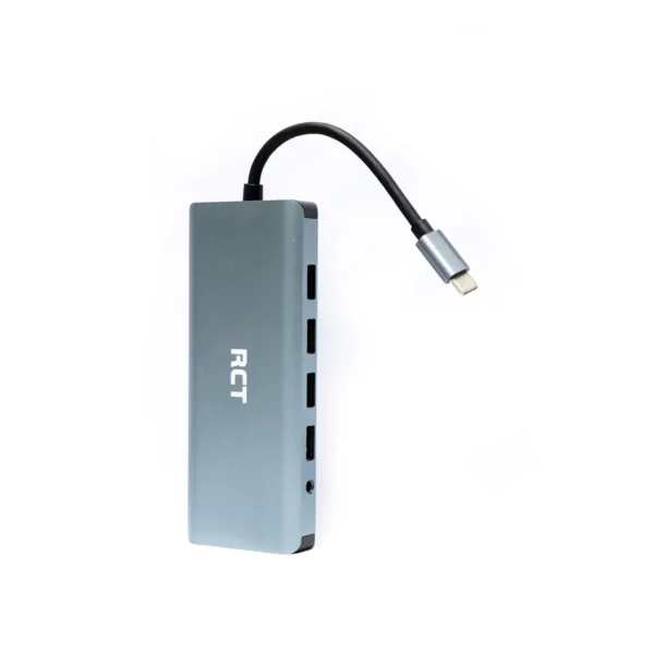RCT compact 12-in-1 hub with 2 HDMI