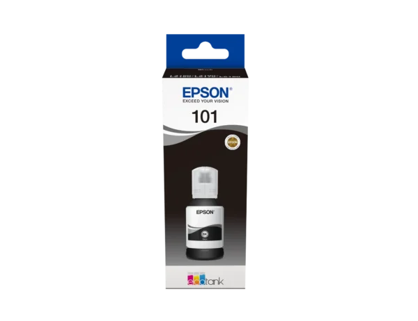 Epson 101 Ecotank Black ink bottle (127ml). 7500 pages @ 5%