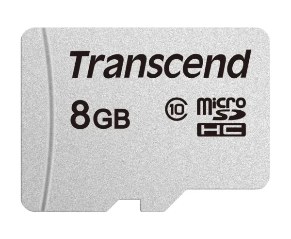 TRANSCEND 300S 8GB MICRO SD UHS-I U1 CLASS10 READ upto 20 MB