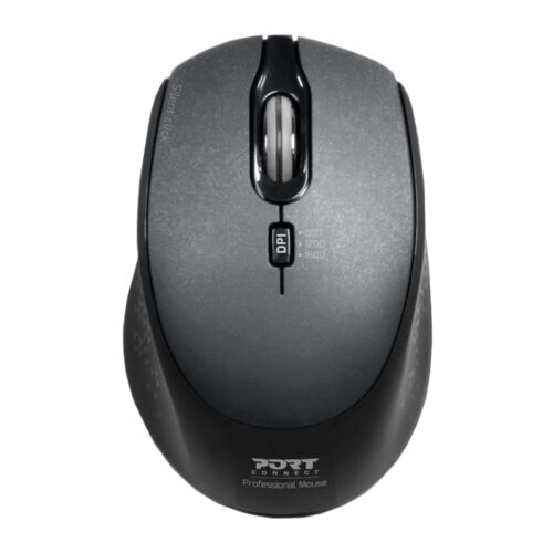 Port Connect Silent 1600DPI 3 Button Wireless Mouse