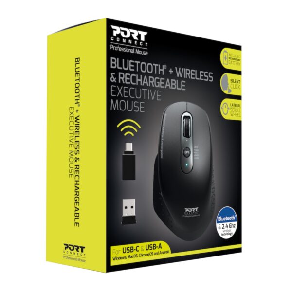 Port Connect Bluetooth Wireless and Rechargeable Executive M