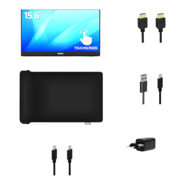 Port Connect 15.6-inch Full HD Touchscreen Portable Monitor