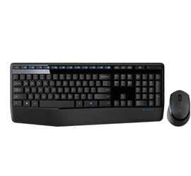 Logitech MK345 Wireless Keyboard and Mouse Combo with Palm R