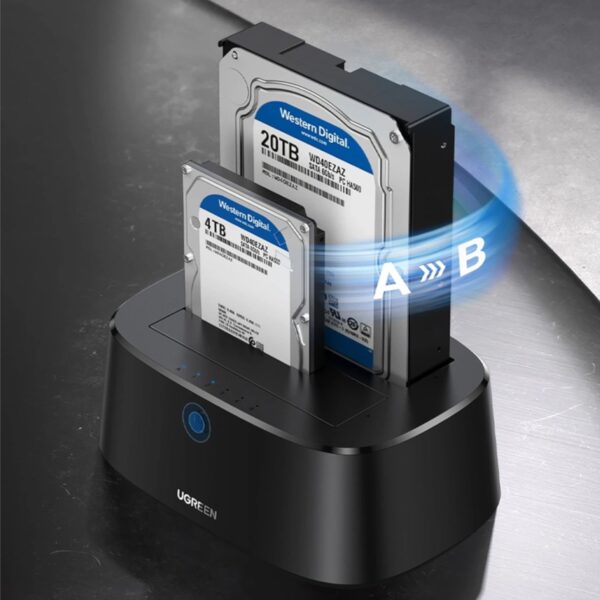 UGreen CM198 3.5/2.5 inch SATA HDD/SDD USB3.0 Docking Statio