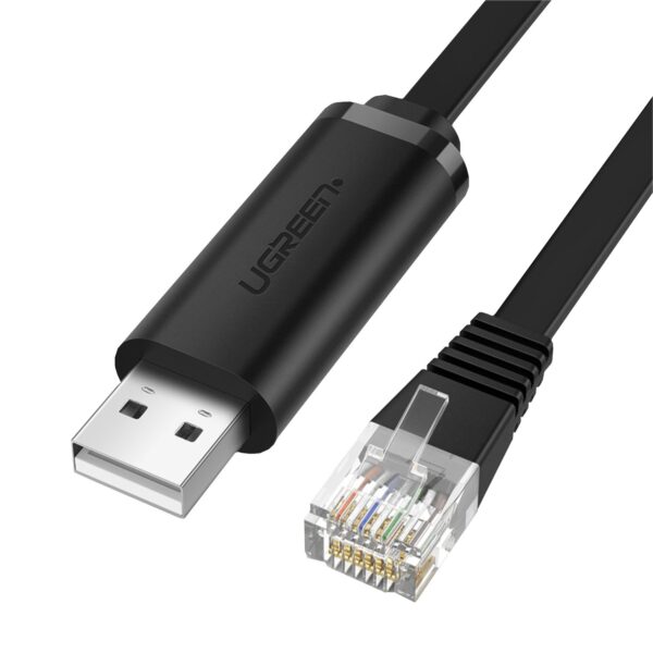 CM204-50773_UGreen-CM204-USB-to-RJ45-Console-Cable-1.5M_wr_01.jpg UGREEN USB-A to RJ45 Console Cable 1.5m