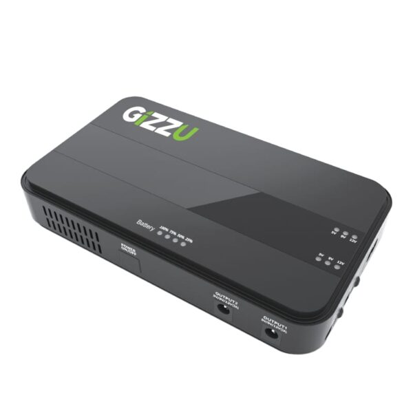 GIZZU 36W 32Wh 8800mAh Mini Dual DC UPS Lithium