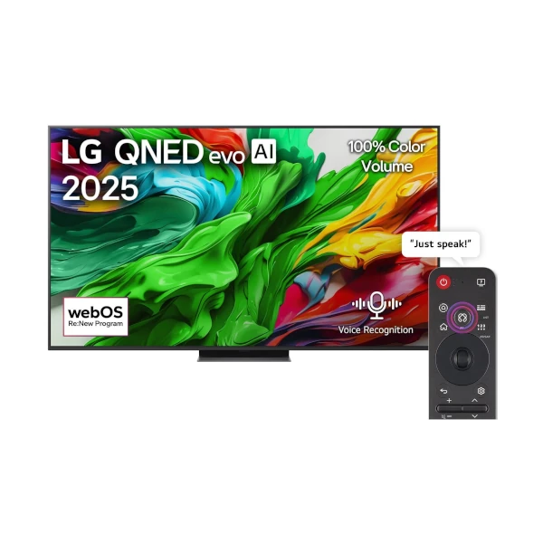 LG 65 Inch QNED evo AI MiniLED 4K Smart TV