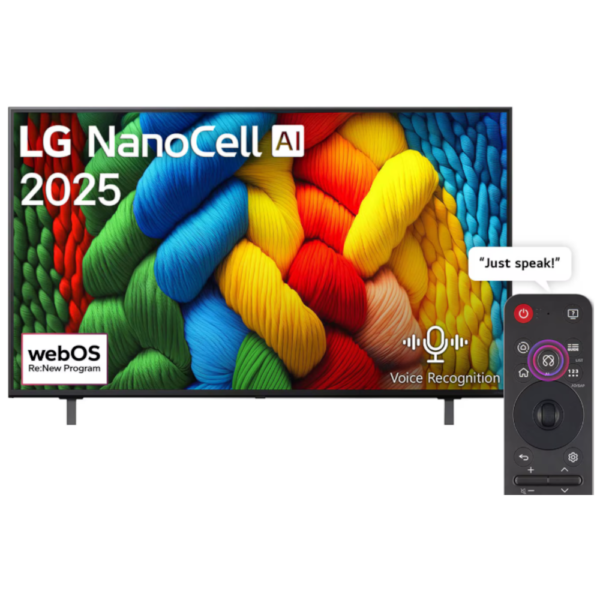 LG 86 Inch NanoCell AI 4K webOS25 Smart TV