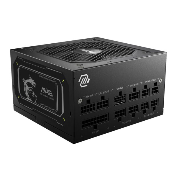 MSI MAG A850GL PCIe5 ATX3.1 80 PLUS Gold Modular Power Suppl