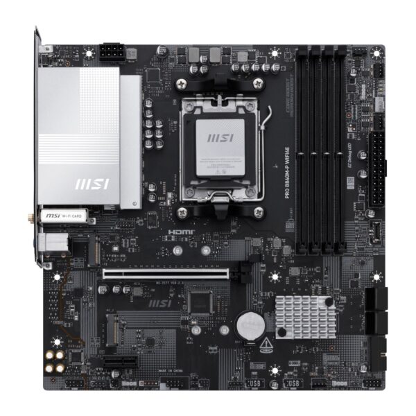 MSI PRO B840M-P Wi-Fi 6E AMD AM5 MATX Gaming Motherboard
