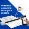 Epson WorkForce DS-80W Wireless Mobile Scanner