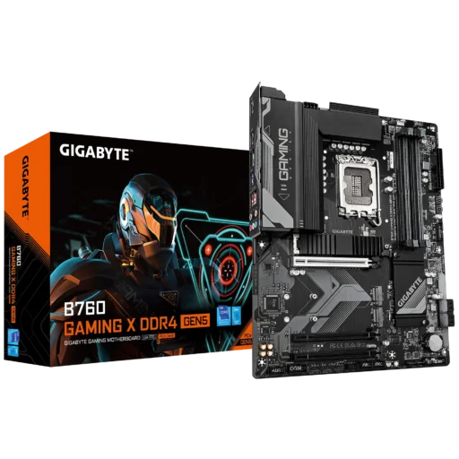 GIGABYTE Intel? B760 Chipset for LGA 1700; 4x DDR4; 3x M2; HDMI/DP; ATX