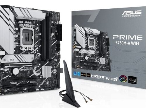 ASUS Prime B760M-A Wi-Fi Intel LGA 1700 micro ATX Motherboar