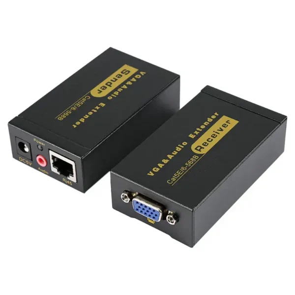 VGA & AUDIO NETWORK EXTENDER 100M