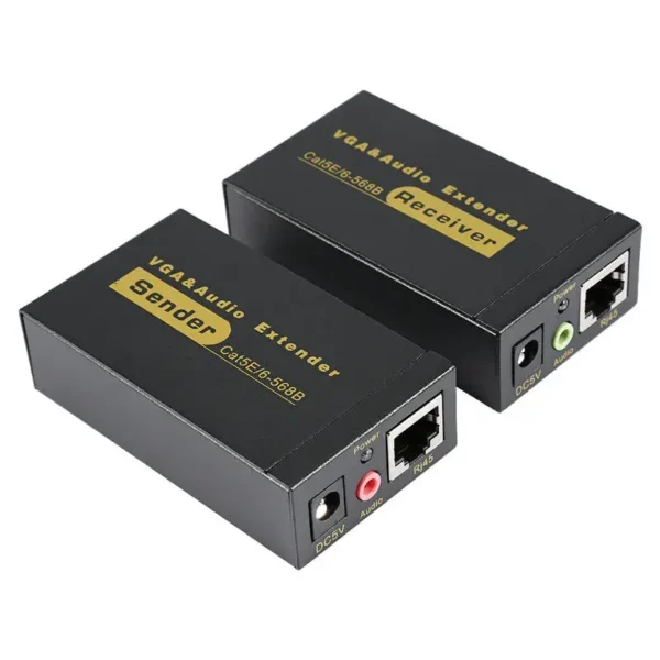 VGA & AUDIO NETWORK EXTENDER 100M
