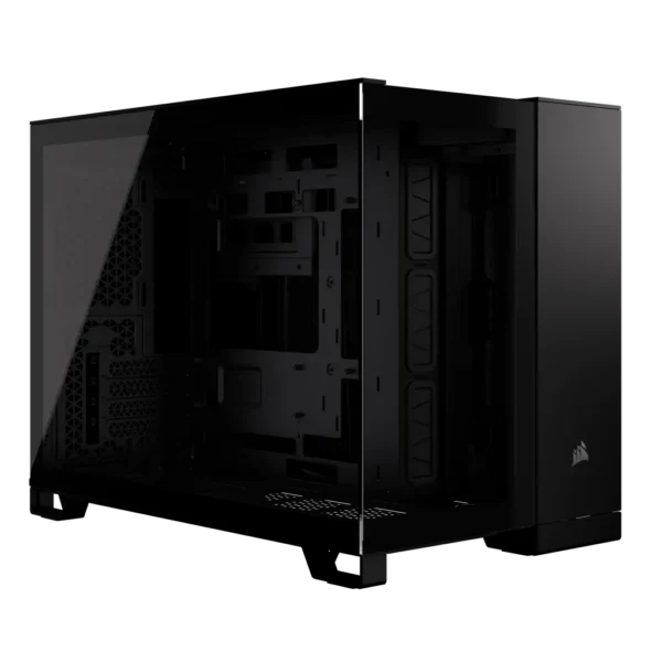 iCUE 2500X Micro ATX Black Dual Chamber PC Case