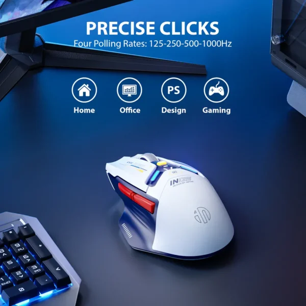 WIRED BT5 2.4GHZ RECHARGEABLE MOUSE