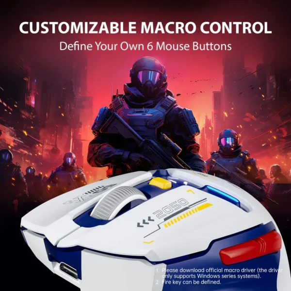 WIRED BT5 2.4GHZ RECHARGEABLE MOUSE