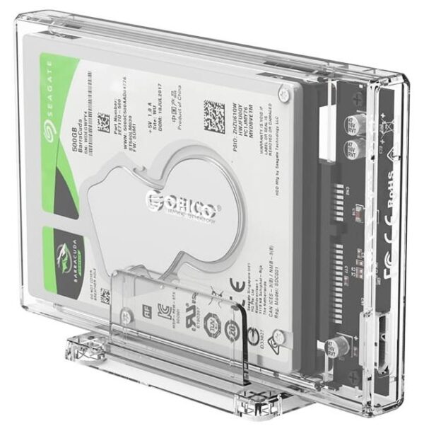 ORICO 2.5 USB3.0 EXT HDD ENCLOSURE CLR