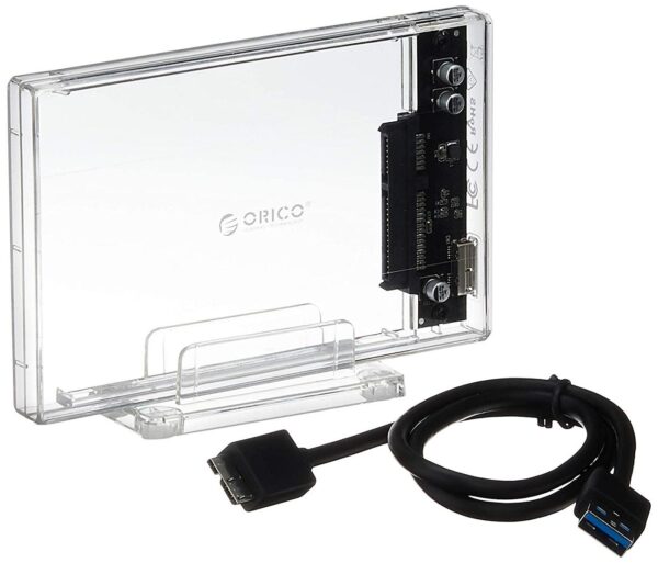 ORICO 2.5 USB3.0 EXT HDD ENCLOSURE CLR