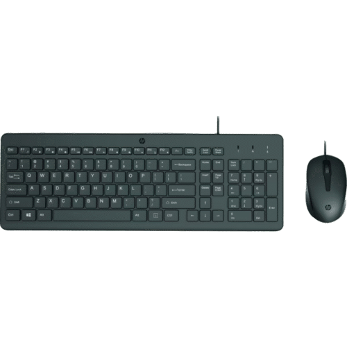 HP 150 Wired Mouse and Keyboard Combo Set English