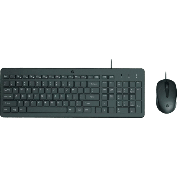HP 150 Wired Mouse and Keyboard Combo Set English
