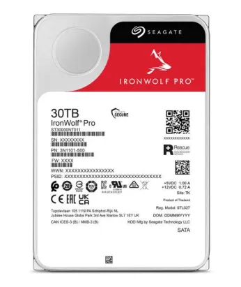 Seagate Ironwolf Pro ST30000NT011 30TB 3.5'' HDD NAS Drives