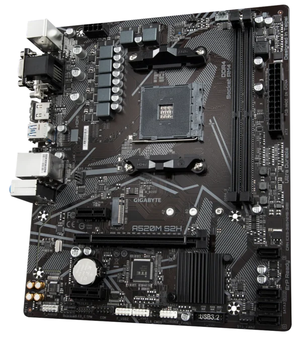 GIGABYTE Motherboard AMD A520M-S2H for 3rd/4th/5th Generatio
