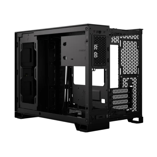 iCUE 2500X Micro ATX Black Dual Chamber PC Case