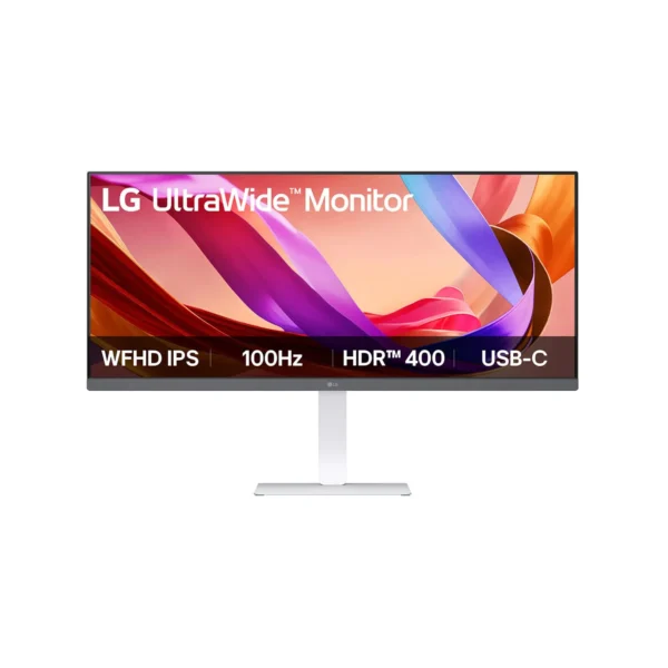 LG UltraWide 34-inch FHD IPS White Monitor 100Hz USB-C incl
