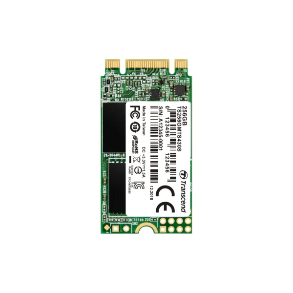 TRANSCEND 256GB MTS430S M.2 SATA3 2242 SSD
