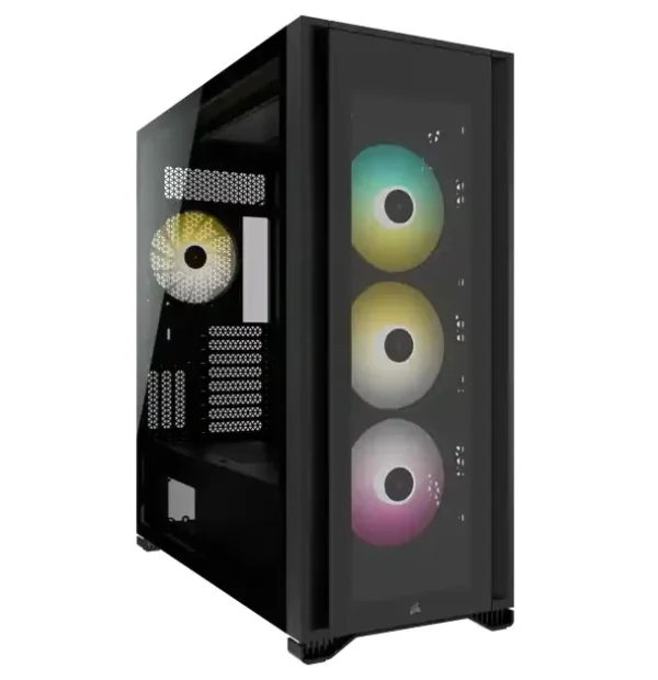 7000X RGB Black Tempered Glass Mid-Tower