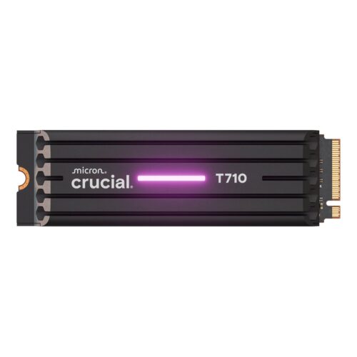 Crucial T710 1TB M.2 NVMe Gen5 NAND SSD with Heatsink
