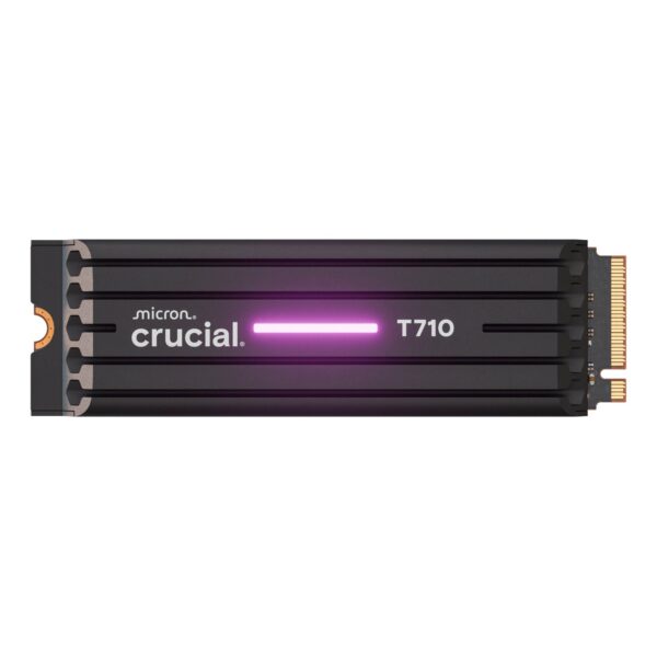 Crucial T710 1TB M.2 NVMe Gen5 NAND SSD with Heatsink