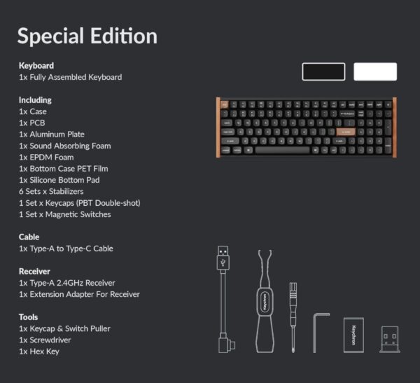 Keychron K4 HE 96% Magnetic Switch Hot-Swap RGB Wireless Key
