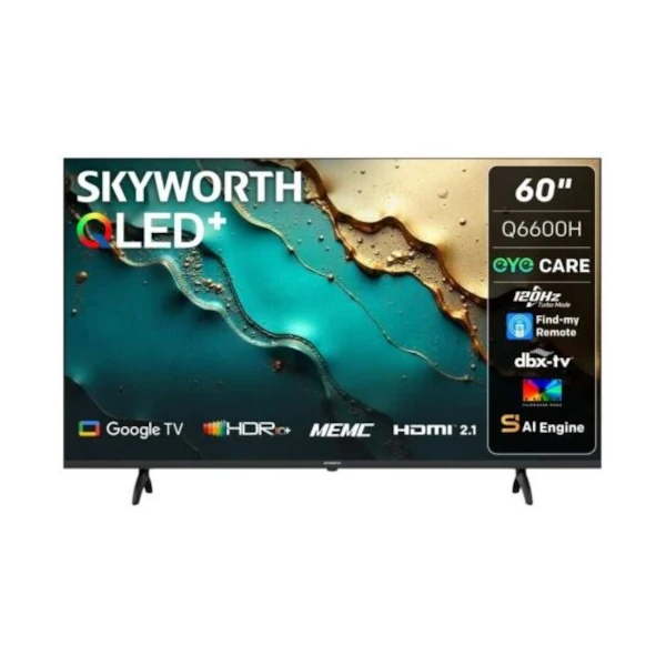 Skyworth 60 Inch QLED Google 4k UHD TV