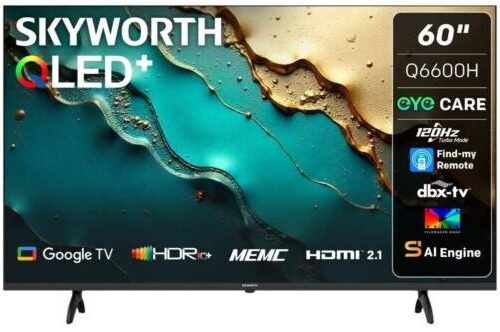 Skyworth 60 Inch QLED Google 4k UHD TV