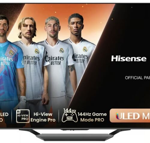 Hisense 65 Inch U7N MiniLED 4K ULED VIDAA Smart TV