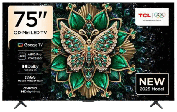 TCL 75 Inch QD Mini LED 4K Google TV
