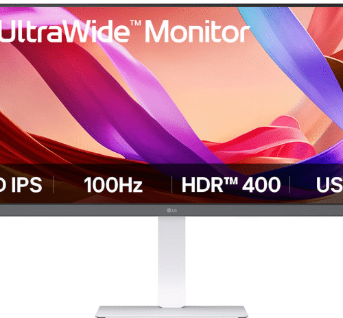 LG UltraWide 34-inch FHD IPS White Monitor 100Hz USB-C incl
