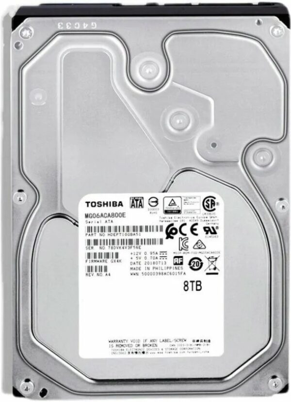 Toshiba Enterprise 3.5 Inch 8TB SATA Hard Drive Disk