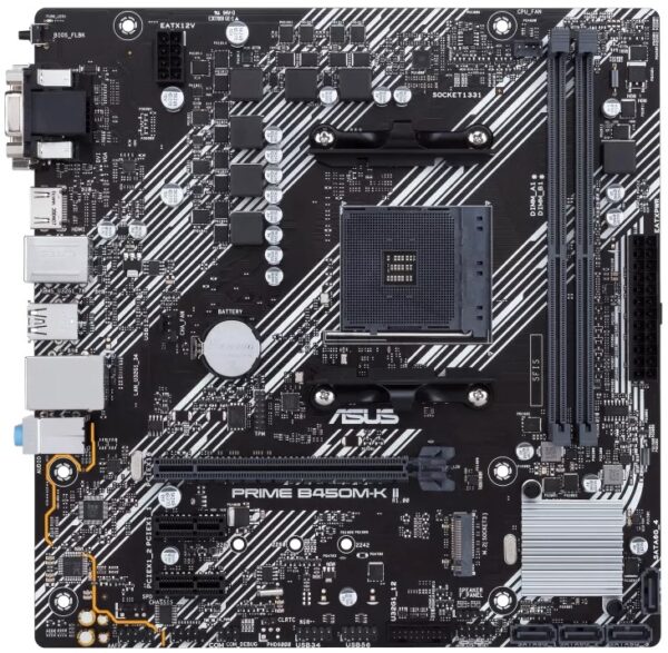 Asus Prime B450M-K II AMD Socket AM4 Micro ATX Motherboad