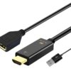HDMI MALE TO DISPLAY PORT FEMALE PASSIVE