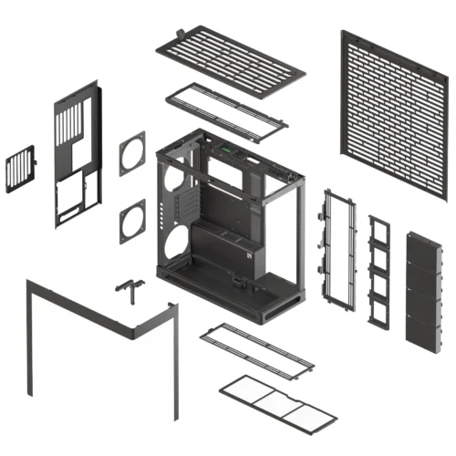 Aerocool HAVN HS 420 Base Edition Black EATX case
