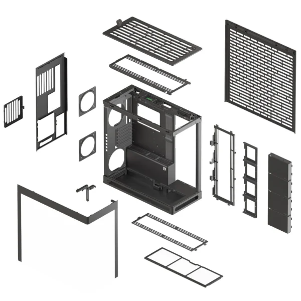 Aerocool HAVN HS 420 Base Edition Black EATX case