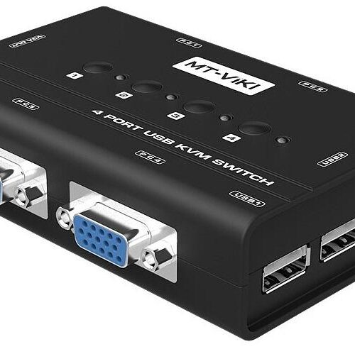 4 PORT MANUAL VGA USB KVM SWITCH